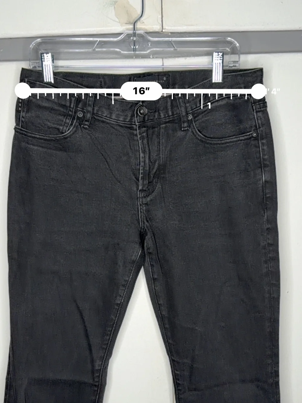 John Varvatos Jeans Men 32x28 Black Bowery Slim Fit 5-Pocket